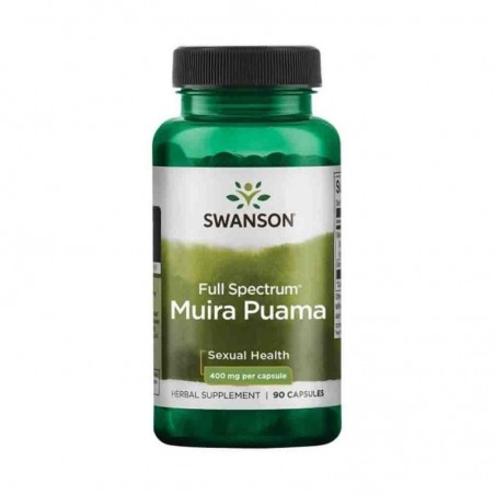 Swanson Muira Puama Radacina 400 mg 90 Capsule (Libidou, afrodisiac, potenta)