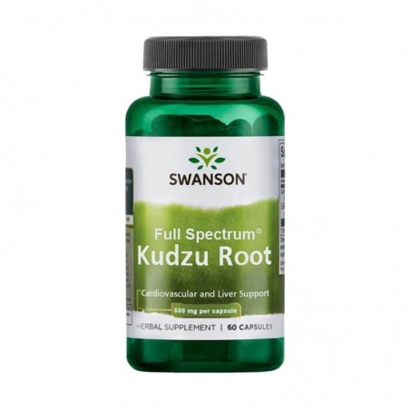 Swanson Kudzu Root (radacina Kudzu) 500mg, 60 Capsule