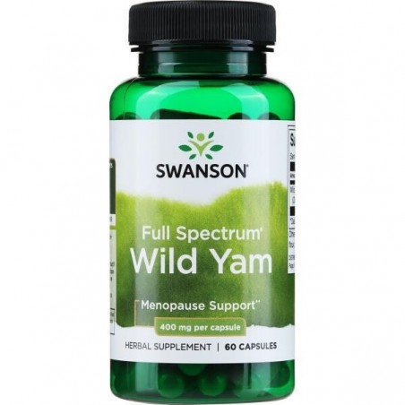 Swanson Full Spectrum Wild Yam (ignama salbatica), 400mg 60 Capsule