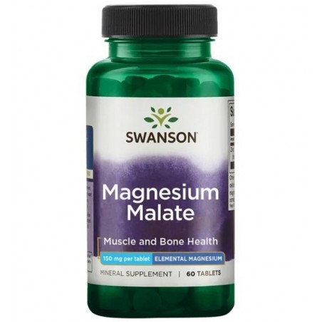 Swanson Magneziu Malat (150 Element) 60 Tablete