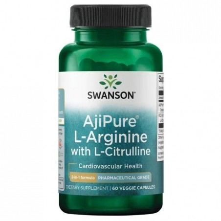 Swanson L-Arginine / L-Citrulline - 60 Capsule