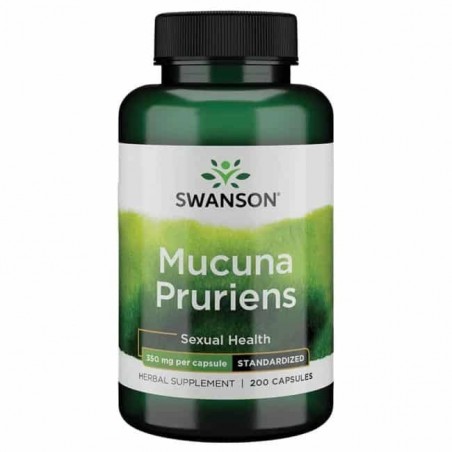 Swanson Superior Mucuna Pruriens 350 mg 200 Capsule, L-Dopa Mucuna