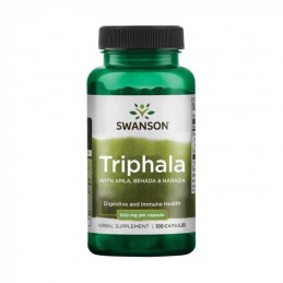 Swanson Triphala, 500mg 100 Capsule Beneficii Triphala- va poate ajuta sa pierdeti in greutate, poate reduce inflamatia din orga