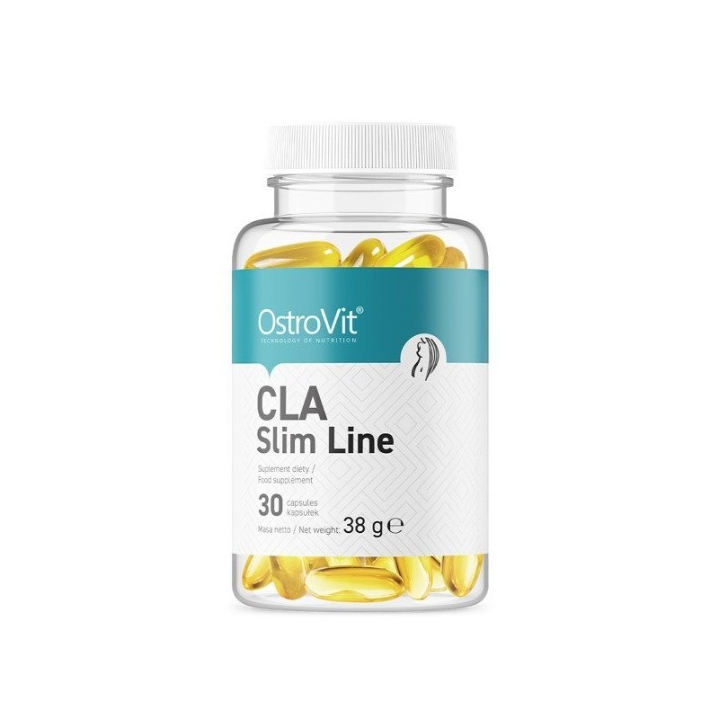 OstroVit CLA Slim Line 1000 mg 30 Capsule Proprietățile si beneficiile OstroVit CLA Slim Line: accelerează arderea de grăsimi, a