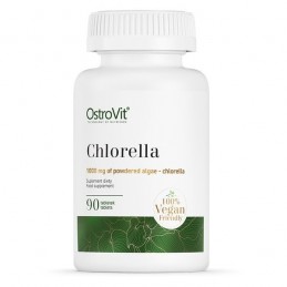 OstroVit Chlorella 90 Tablete Beneficii Chlorella- super-aliment fara compromisuri, o bogatie de fitochimice, proteine, minerale