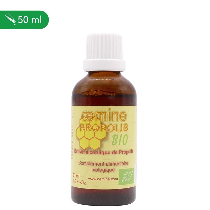 Oemine Propolis Bio - 50 ml Oemine Propolis este un supliment natural cu continut de extract de propolis de origine Bio - Organi