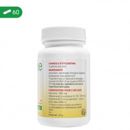 Oemine Coenzima Q10 naturala 60 capsule Beneficii Coenzima Q10: creste energia celulelor, ajuta la o buna functionare a inimii, 