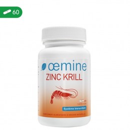 Oemine Zinc Krill, 60 gelule Beneficii Zinc: mentinerea oaselor sanatoase, pentru o piele normala, unghii si par sanatos, mentin