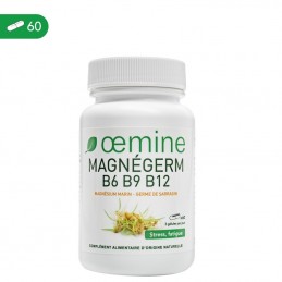 Oemine Magnegerm Magneziu, germeni, B6 B9 B12 - 60 Capsule Beneficii MAGNEGERM B6 B9 B12 - joaca un rol in dezvoltarea sanatoasa