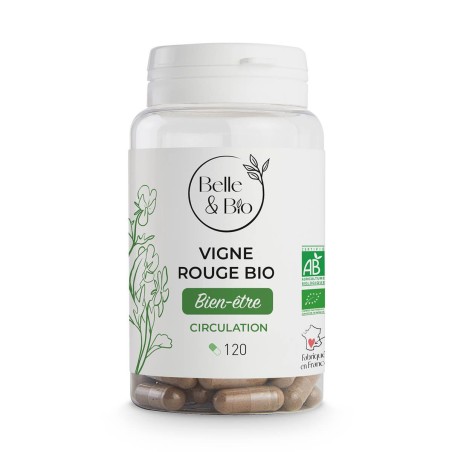 Belle&Bio Vita de vie rosie Bio 120 capsule (Pentru sistemul cardiovascular, varice)