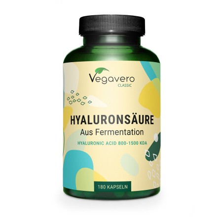 Vegavero Acid Hialuronic, 600mg, 180 Capsule