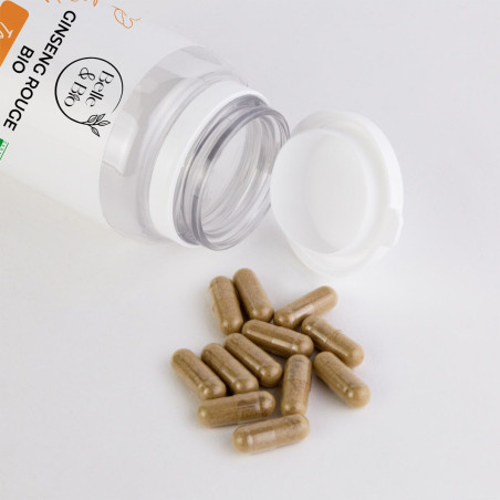 Ginseng Rosu Bio - 120 Capsule (Energie, tonic natural, creste potenta) Belle&Bio