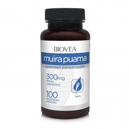 Biovea Muira Puama 300mg 100 Capsule, creste libidoul, afrodiziac