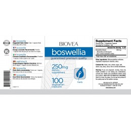 Extract de tamaie, Boswellia 250mg 100 Capsule (antiinflamator puternic și natural, fără efecte secundare negative) Boswellia: U