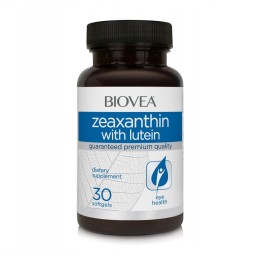 Zeaxantina cu Luteina, 30 Capsule (protejează retina împotriva luminii albastre dăunătoare, pentru o vedere buna) Beneficii Zeax