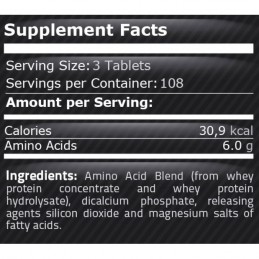 Amino 2000, 75 tablete (Aminoacizi masa musculara) Beneficii Amino 2000: aminoacizii reprezinta temelia muschilor, reduc degrada