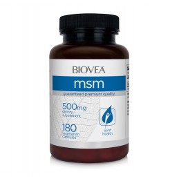 MSM 500mg 180 Capsule (Metilsulfonilmetan)-permite mușchilor și articulațiilor să se amelioreze mai rapid, creșteți energia Bene