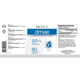 Biovea DMAE 100mg 90 Capsule Beneficii DMAE: promovează sentimente de bunăstare și relaxare, minimizeaza pierderea memoriei din 