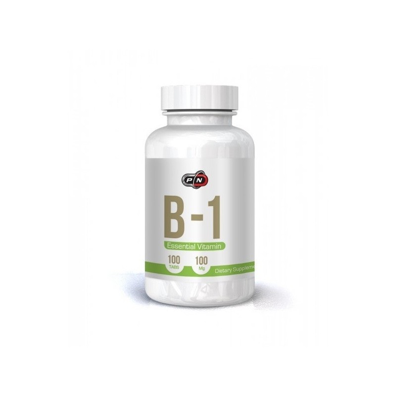 Vitamina B1 HCI, Tiamina HCI 100 mg 100 capsule- Sprijină producerea de energie din carbohidrați, rezistența sistemului nervos B