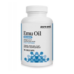 Biovea ULEI PUR DE EMU 750mg 90 Capsule Beneficii ULEI PUR DE EMU: conține acizi grași esențiali: Omega 3,6 &amp; 9, sprijină să