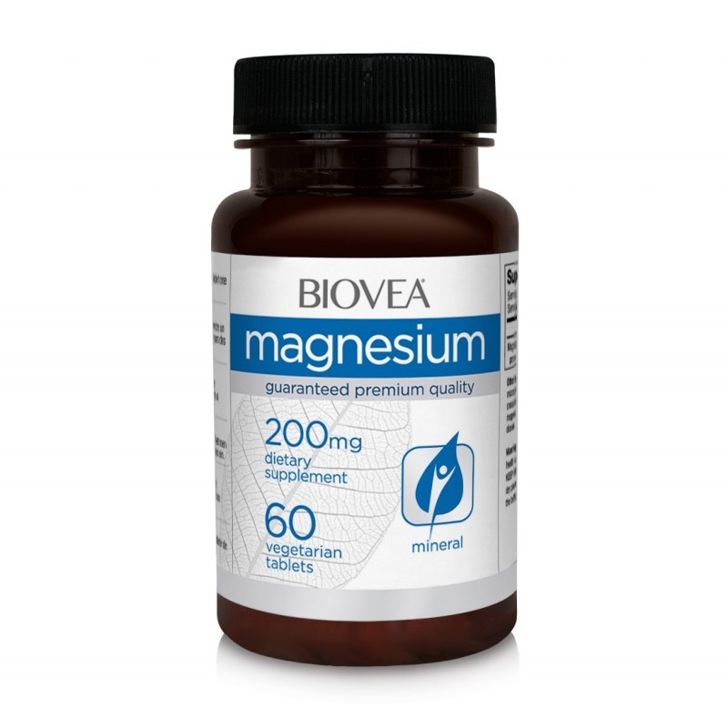 Magneziu- 200mg 60 Pastile- ajută la transformarea carbohidraților, a proteinelor și a grăsimilor în energie Cercetările arată c