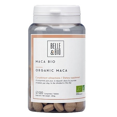 Belle&Bio Bio Maca - Maca Organica 120 capsule (Tonic sexual, libidou femei si barbati)