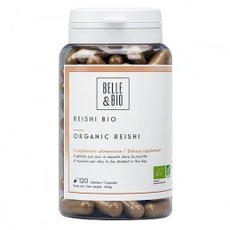 Reishi Ganoderma Bio,‎ 120 Caps, Reduce oboseala, are proprietati adaptogene, reduce inflamatia si actioneaza ca un antioxidant 