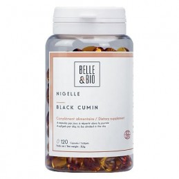 Chimen Negru ulei Organic, 120 capsule, Supliment tonifiant si imunostimulator Beneficii Ulei de Chimen Negru Bio: stimuleaza si