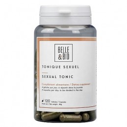 Belle&Bio Tonic Sexual 120 capsule (Afrodisiac, libidou, dorinta sexuala) Beneficii Tonic Sexual: creste tes-tosteronul, afrodis