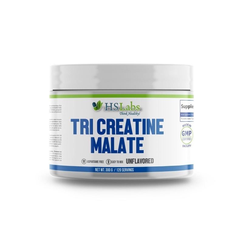 Tri Creatina Malat pudra 300 grame, creste semnificativ forta si puterea, refacere rapida dupa antrenamente intense Beneficii Cr