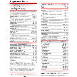 Vitamine+Minerale+Omega 3+Aminoacizi, Power Pak 60 pliculete Beneficii Power Pak: ofera energie si rezistenta la antrenamente in