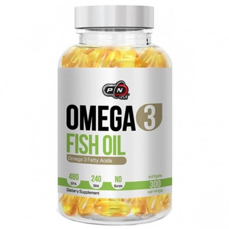 Pure Nutrition USA Omega 3, 1200mg, 300 capsule, Ulei de peste 480 EPA / 240 DHA