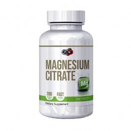 Pure Nutrition USA Magneziu Citrat 100 tablete 200mg Beneficii magneziu citrat: regleaza tensiunea arteriala, amelioreaza migren