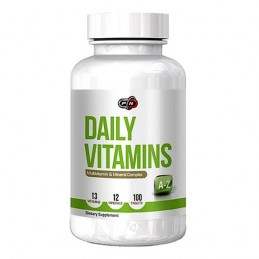 Supliment alimentar Daily Vitamins 100 tablete (Complex vitamine si minerale)- Pure Nutrition USA Daily Vitamins este un complex