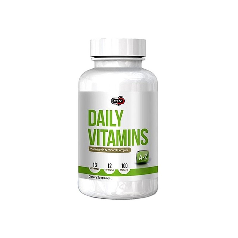 Supliment alimentar Daily Vitamins 100 tablete (Complex vitamine si minerale)- Pure Nutrition USA Daily Vitamins este un complex