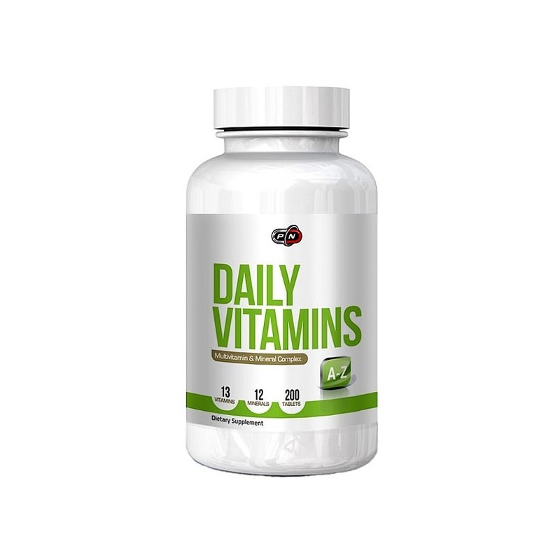 Supliment alimentar Daily Vitamins 200 tablete (Complex vitamine si minerale)- Pure Nutrition USA Daily Vitamins este un complex