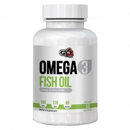 Pure Nutrition USA Omega 3, 1000mg, 50 Gelule, 180 EPA si 120 DHA, Ulei de peste Beneficiile Omega 3 ulei de peste: ofera un rap