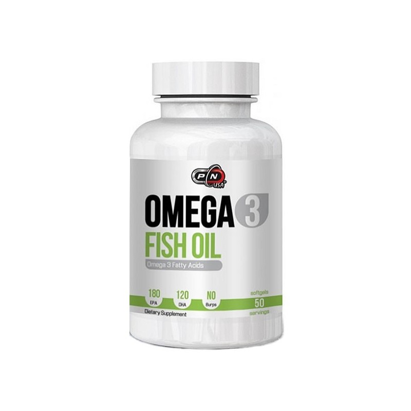 Pure Nutrition USA Omega 3, 1000mg, 50 Gelule, 180 EPA si 120 DHA, Ulei de peste Beneficiile Omega 3 ulei de peste: ofera un rap