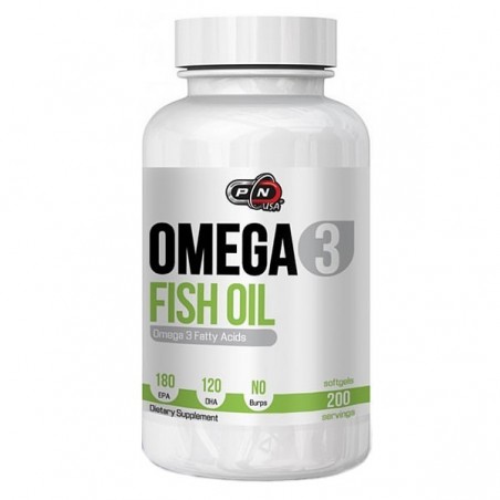 Pure Nutrition USA Omega 3, 1000mg, 200 Gelule, 180 EPA si 120 DHA, Ulei de peste