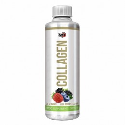 Colagen lichid hidrolizat tip 1 si 3, 10.000 mg, 500 ml, Pure Nutrition USA Beneficii Colagen hidrolizat lichid: impotriva ridur