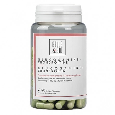 Belle&Bio Glucozamina si Condroitina 120 capsule (Artrita, reduce durerile articulare)