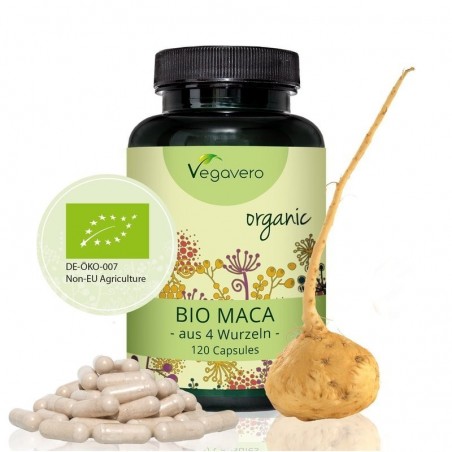 Vegavero Maca Organica Radacina 270 capsule