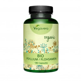 Vegavero Psyllium Organic 180 capsule Beneficii Psyllium: regleaza digestia, are un continut bogat de fibre, mentine sanatatea i