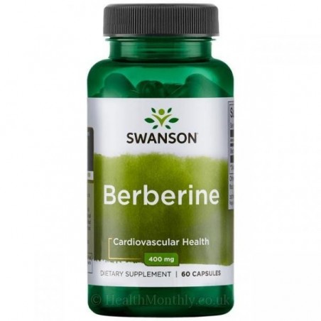 Swanson Berberine hcl 400 Mg 60 capsule, Diabet, Colesterol, Imunitate