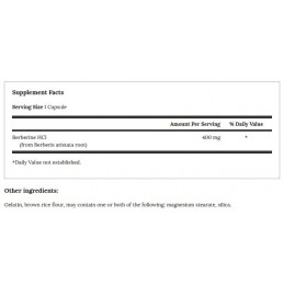 Swanson Berberine hcl 400 Mg 60 capsule, Diabet, Colesterol, Imunitate Benefecii Berberina: creste imunitatea si ajuta in caz de