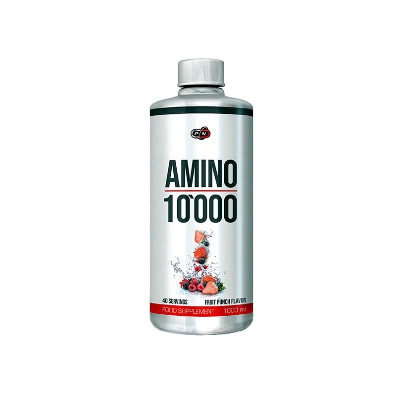 AMINO 10.000 - 1000 ml, imbunătățește recuperarea și creșterea musculară, extrem de scăzut în grăsimi Beneficii Amino 10 000: 10