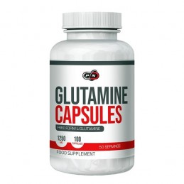 L-Glutamina 1250 mg 100 capsule, Pure Nutrition USA Beneficii L-Glutamina: poate ajuta recuperarea dupa exercitii fizice, aminoa