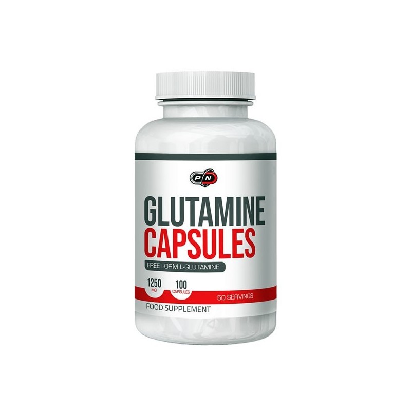 L-Glutamina 1250 mg 100 capsule, Pure Nutrition USA Beneficii L-Glutamina: poate ajuta recuperarea dupa exercitii fizice, aminoa