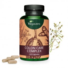 Colon Care Complex, 120 Capsule, Regleaza digestia, are un continut bogat de fibre, mentine sanatatea intestinelor Beneficii Col