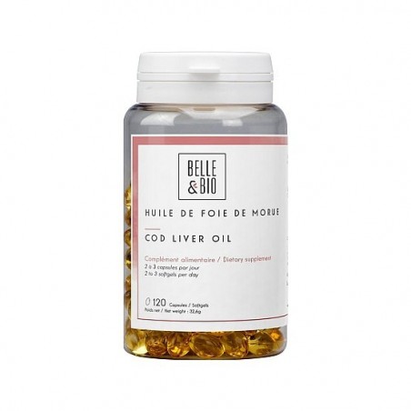 Belle&Bio Ulei din ficat de cod 120 Capsule